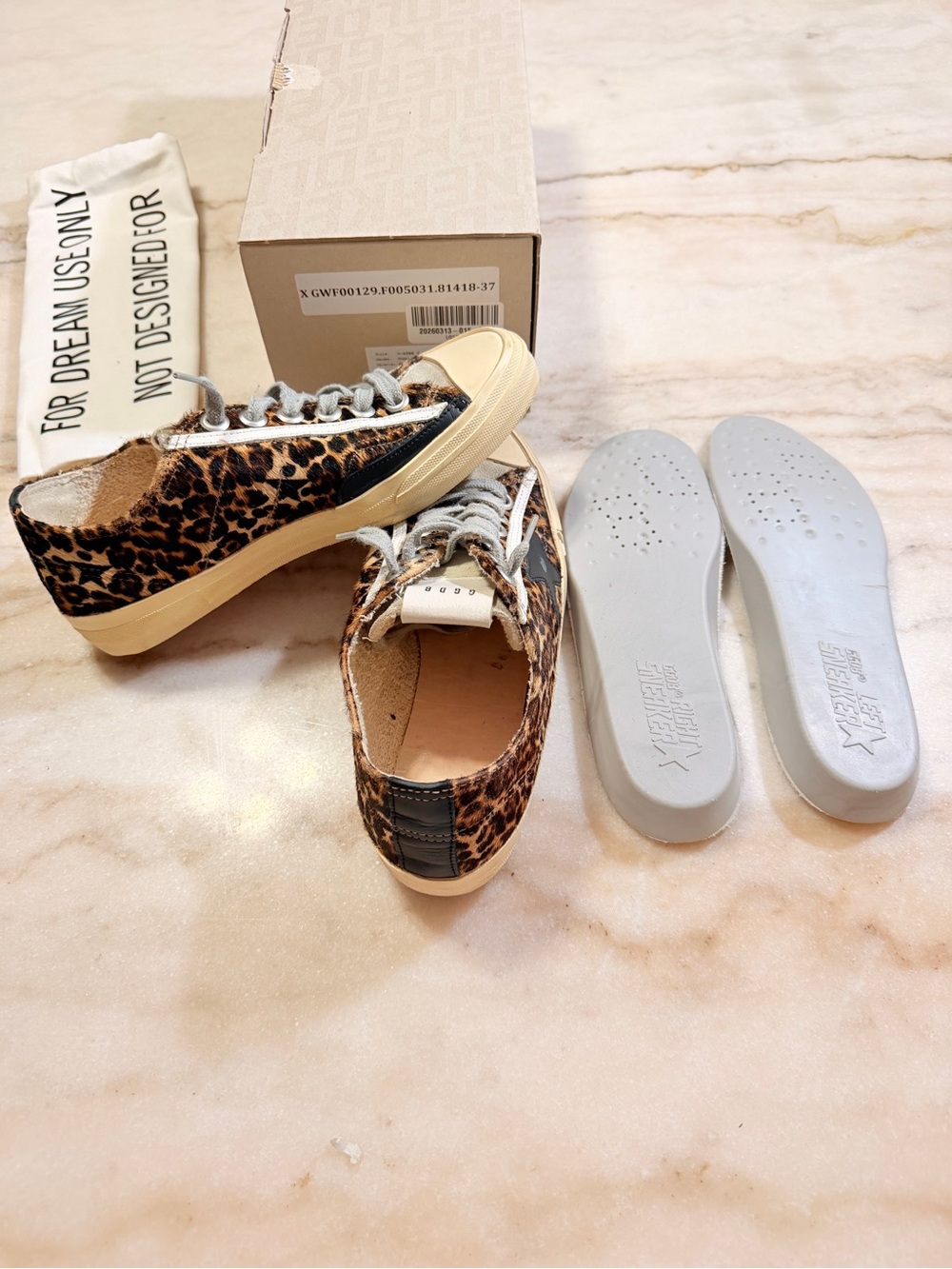 Golden Goose Leopard Print VSTAR2 - Picture 5 of 12